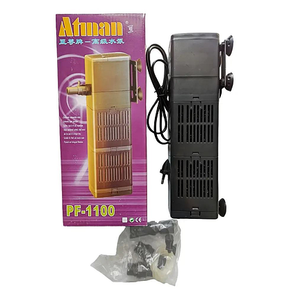 Фільтр внутрішній, Atman PF-1100, ViaAqua IPF-1300. Фільтр для очищення води в акваріумах об'ємом до 200 л, фото 1