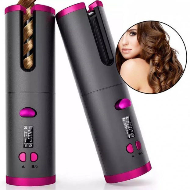 Плойка авто-бігуді для завивки волосся бездротовий Ramindong Hair curler. YK-902 Колір: сірий