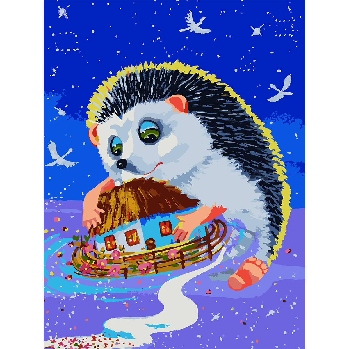 Картина за номерами SANTI Тримаю біля серця 40*50 см ©irinika_art