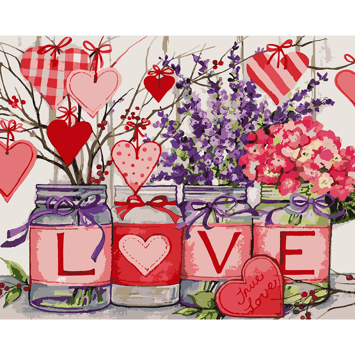 Картина за номерами SANTI Love 40x50см