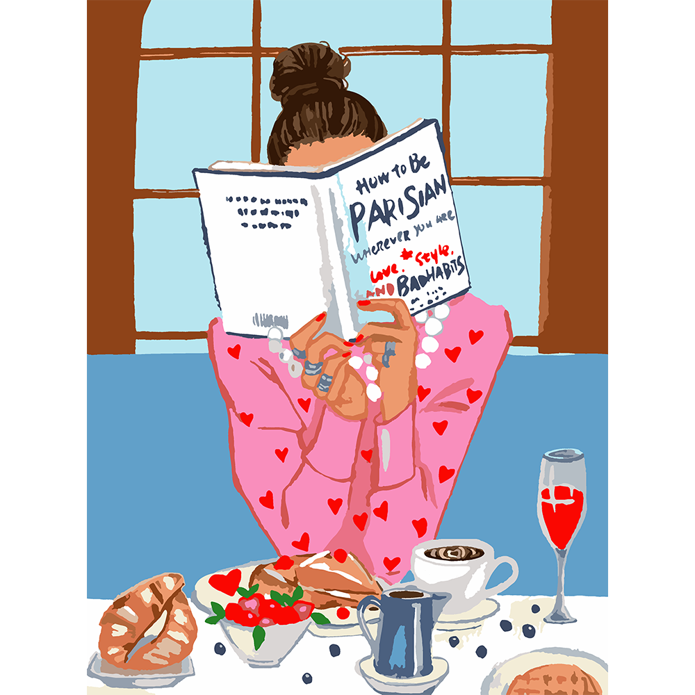 Картина за номерами "Парижанка",30*40 см., SANTI