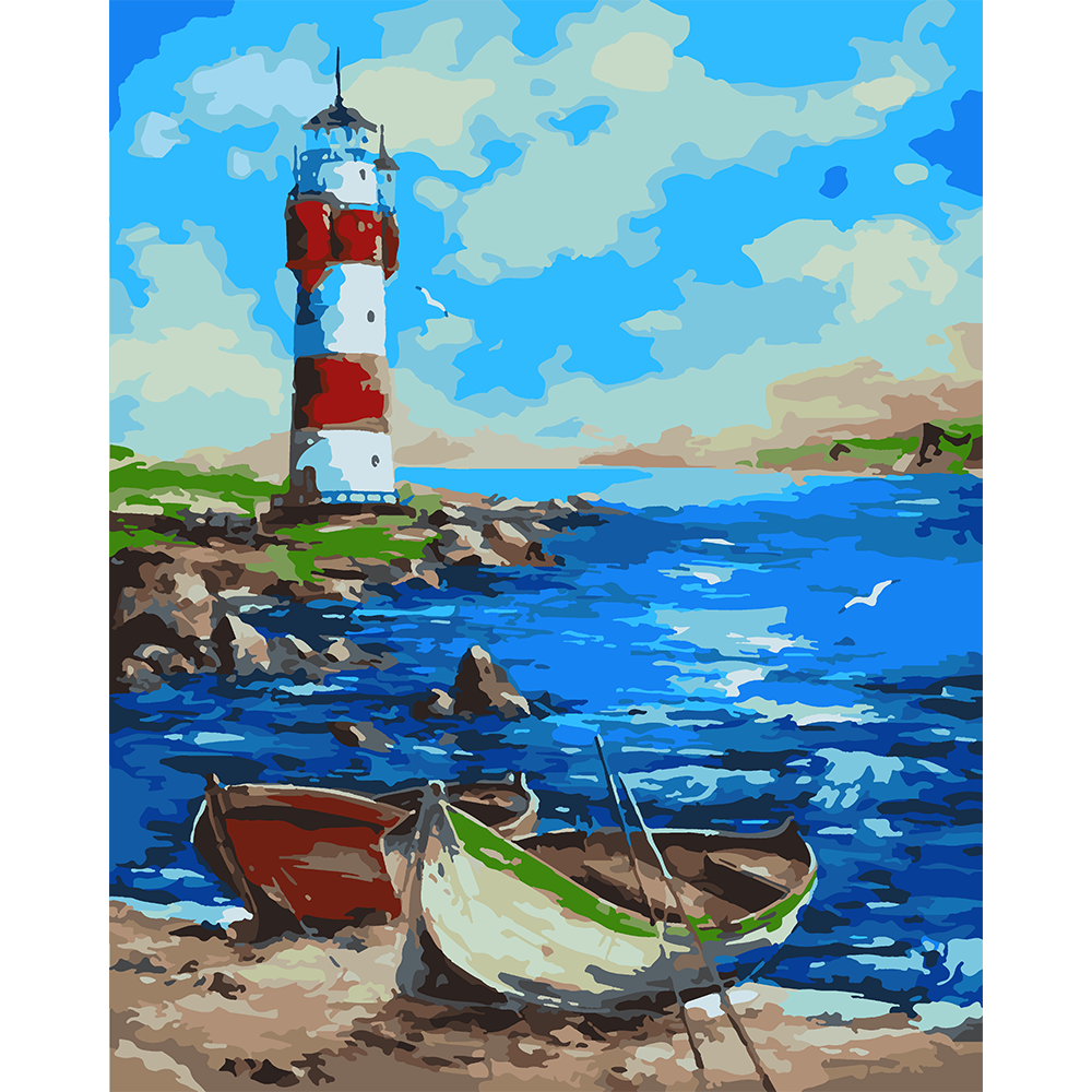 Картина за номерами "Маяк", 40*50 см., SANTI