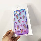 Чохол для Iphone 12 Pro Max LP-941 рожево-синій Морозиво, фото 4