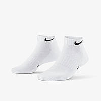 Короткие мужские носки Nike Stay Cool White 41-45 Белые летние спортивные носочки найк Premium