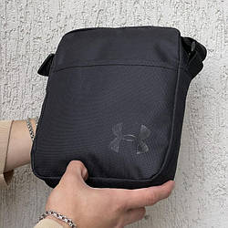 Чоловіча сумка барсетка Under Armour чорна через плече Андер Армор месенджер