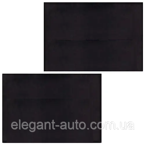 Бризковик "Чорний без напису" малий задній 460х300 "РТІ" (2шт)