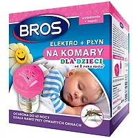 Электрофумигатор Bros + жидкость от комаров для детей