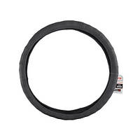 Чохол на кермо шкіра "XXL" (45см) чорний Carlife SW225 масаж (20шт/ящ)