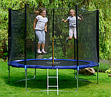 Батут із сіткою Funfit 252 см та драбинкою, фото 4