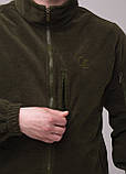 Флісова кофта чоловіча (хакі) 48, фото 3