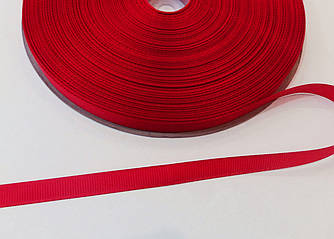 Репсова стрічка 1,0см. темн. червона