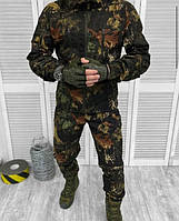 Тактический маскировочный костюм палые листья Маскировочный демисезонный костюм для военных
