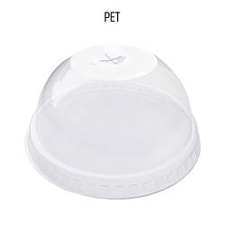 Кришка універсальна з отвором на купольний склянку - 50 шт.