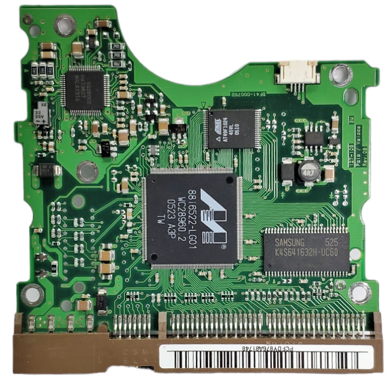Плата HDD PCB BF41-00076B 127-108 Palo / Veloce Rev.08 Samsung SP0812N SP1213N SP1614N