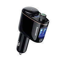 FM-трансмиттер Baseus Locomotive Bluetooth MP3 Vehicle Charger Black (CCALL-RH01)