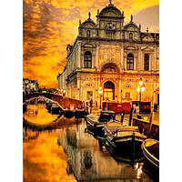 Алмазна мозаїка SANTI "Вечір у Венеції", 30*40см на підрамнику 954300