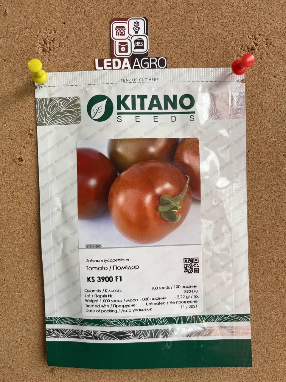 KS 3900 F1 100 шт Kitano Seeds Томат Індетермінантний Насіння (Томат Индетерминантный Семена)