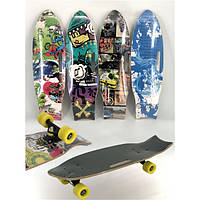 💛Скейтборд дерев'яний дитячий Протиковзне покриття трюковий скейт
