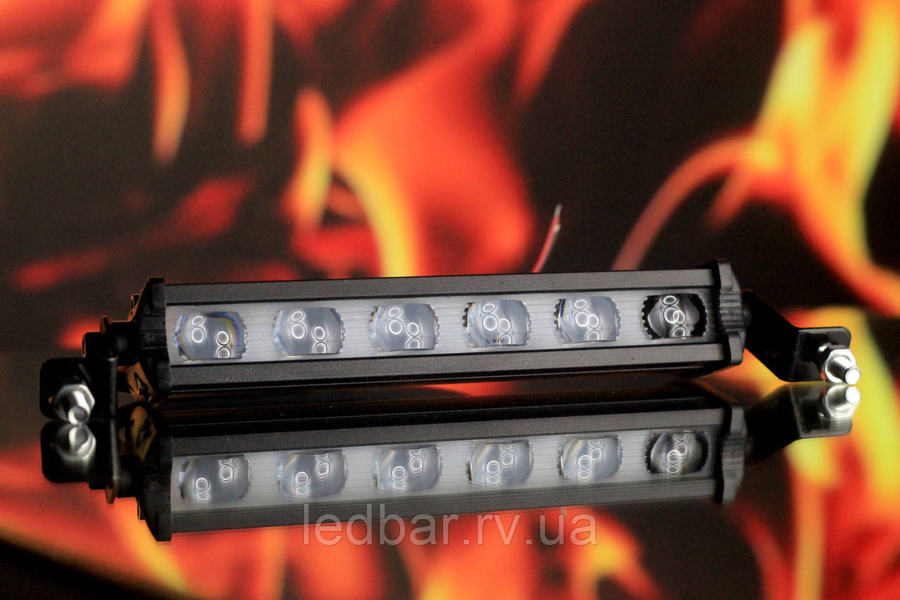 Автомобільна діодний фара Led BAR 18w 6smd