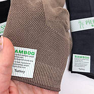 Бамбукові короткі чоловічі шкарпетки безшовні з сіточкою Pier Esse (однотонні), фото 2