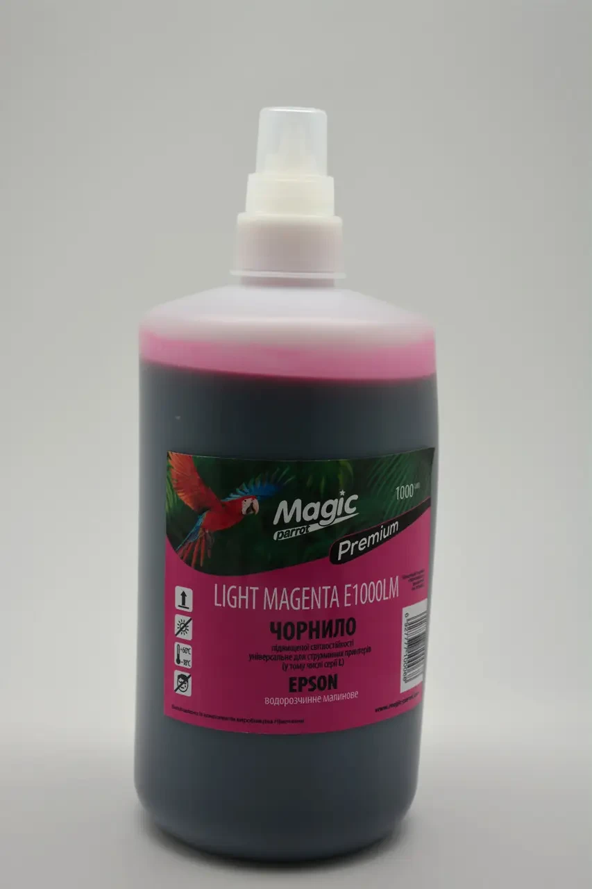 ЧЕРНИЛА Мagic EPSON-Light Magenta универсальные 1000мл (Premium ,BAYER, Германия) - фото 1 - id-p1811623959