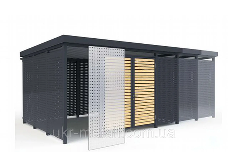 Майданчики ,огорожі ,навіси для сміттєвих контейнерів "ЕЛІТ"