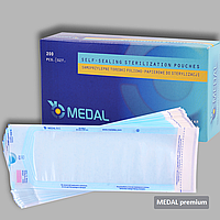 Самоклеючі пакети для стерилізації Medal - 200 шт/уп, 190 x 330