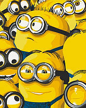 Картина за номерами Жовті міньйони. Посипаки