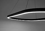 Овальний підвісний алюмінієвий LED світильник Collapse VELA, фото 3