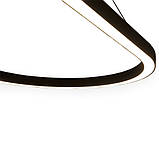 Овальний підвісний алюмінієвий LED світильник Collapse VELA, фото 4