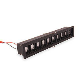 Вбудований LED світильник VELA Grille-10 20W