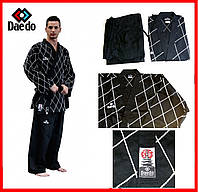 Кимоно для хапкидо Daedo KA 1202 черное костюм форма одежда для единоборств боевых искусств