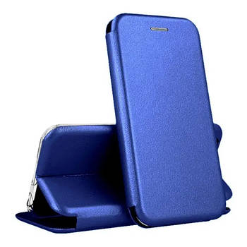 Чохол-книжка Premium Wallet для Tecno Spark 6 Go Blue