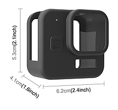 Силіконовий чохол для GoPro Hero 11 Black Mini (Чорний), фото 3