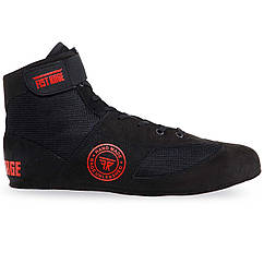 Боксерки замшеві Zelart Fistrage 8483 розмір 41 Black-Red