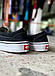 Мужские Vans Classic Slip-On Black White 40, фото 5