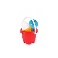 Детский набор для игры с песком ТехноК 7068TXK, 3 цвета Красный, World-of-Toys