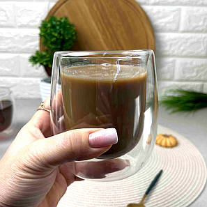 Низька склянка з подвійними стінками 350 мл, фото 1