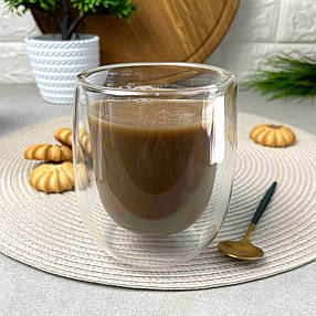 Низька склянка з подвійними стінками 350 мл, фото 3