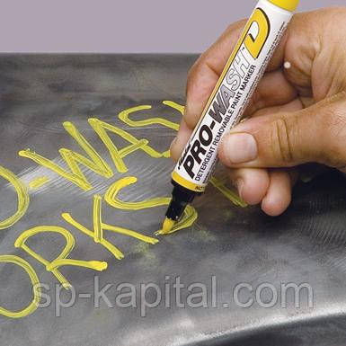 Markal Pro-Wash D - Detergent Removable Paint Marker - Yellow