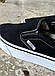 Жіночі Vans Classic Slip-On Black White 36-40, фото 2