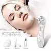 Мікрострумовий масажер для обличчя з функцією RF та LED фототерапії з ефектом ліфтингу шкіри Y-618R Чорний, фото 8