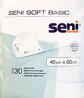 Одноразовые пелёнки Seni Soft Basic 40x60 см, 30 шт./упак.