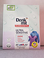 Безфосфатний порошок для прання кольорової дитячої білизни Denkmit Ultra Sensitive Colorwaschmittel 1.215 кг