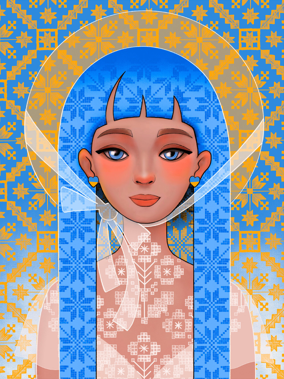 Алмазна мозаїка SANTI Нескорена 30*40см на підрамнику, фото 1