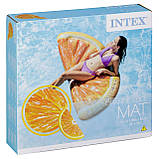 Надувний матрац для плавання Intex 58763 "Апельсинова скибка" (178х85 см), фото 4