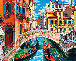 Алмазна мозаїка SANTI Венеціанське літо 40х50см на підрамнику