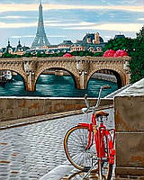 Алмазна мозаїка SANTI На березі Сени 40*50см на підрамнику