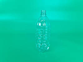 Пластикова пляшка ПЕТ 1,0 л, прозора з кришкою СБ (120 шт.)