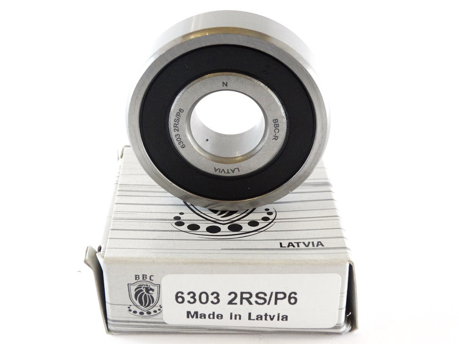 Підшипник 6303 2RS BBC-R (Латвія)